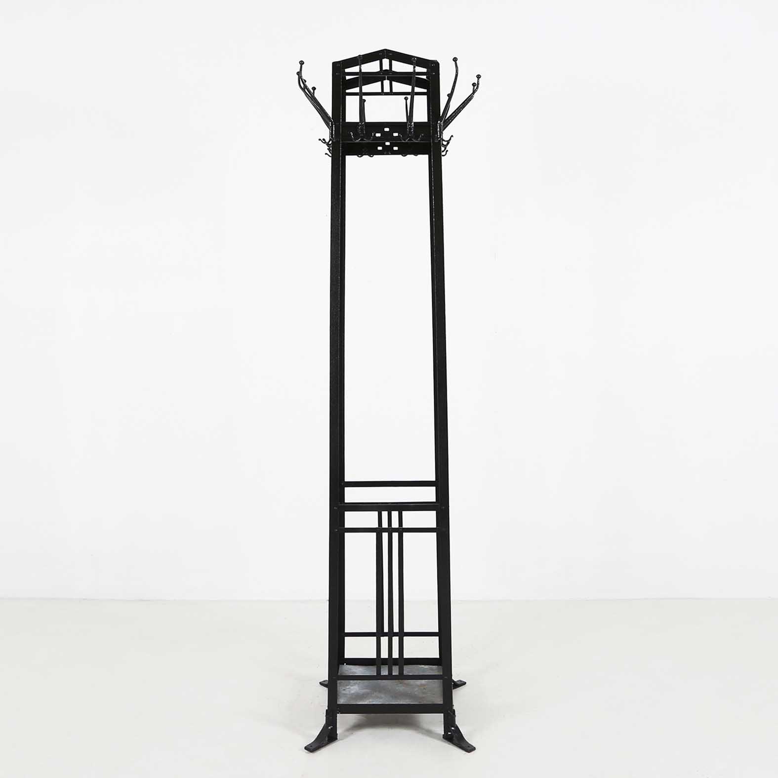 Coat-rack in the manner of Gustave Serrurier-Bovy